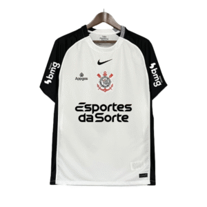Camisa Nike Corinthians I 2025/26 – Versão Torcedor (Com Patrocinios)