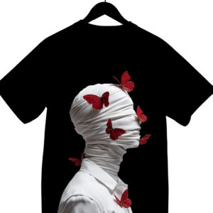 Camiseta Oversized Premium BERT’S – RED SILENCE (Exclusiva 1/1)