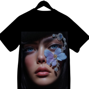 Camiseta Oversized Premium BERT’S – BLUE TEARS (Exclusiva 1/1)